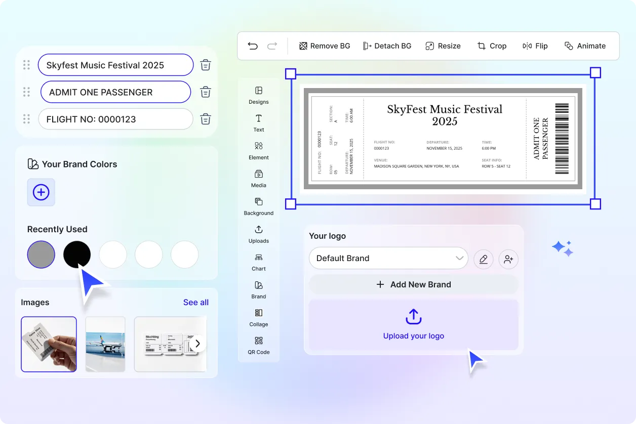 Free AI Boarding-Pass Ticket Generator, Free Online Ticket Maker